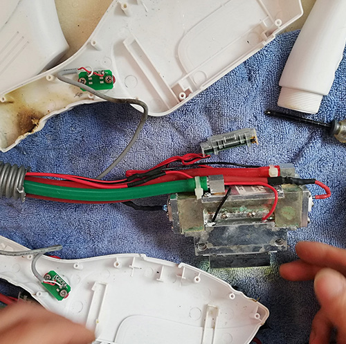 Khắc phục tay cầm triệt lông